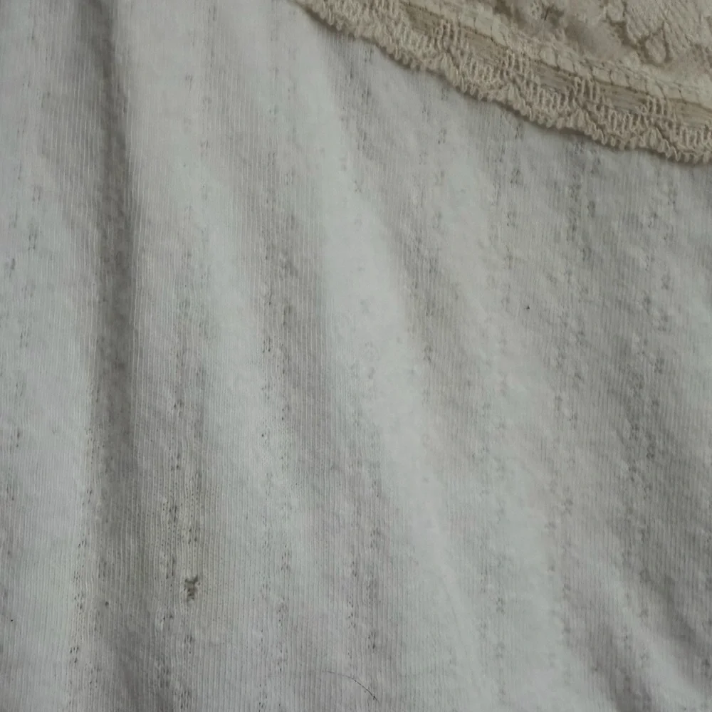 Vintage Mudd White Lace Trim Cami with Shelf Bra - Size M Y2K Coquette - Picture 6 of 6